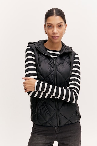 b.young Vest 'BYAMALLA' in Black: front