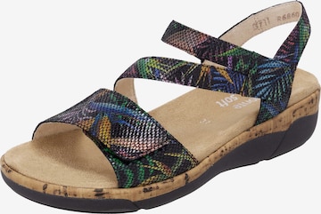 Sandales REMONTE en noir : devant