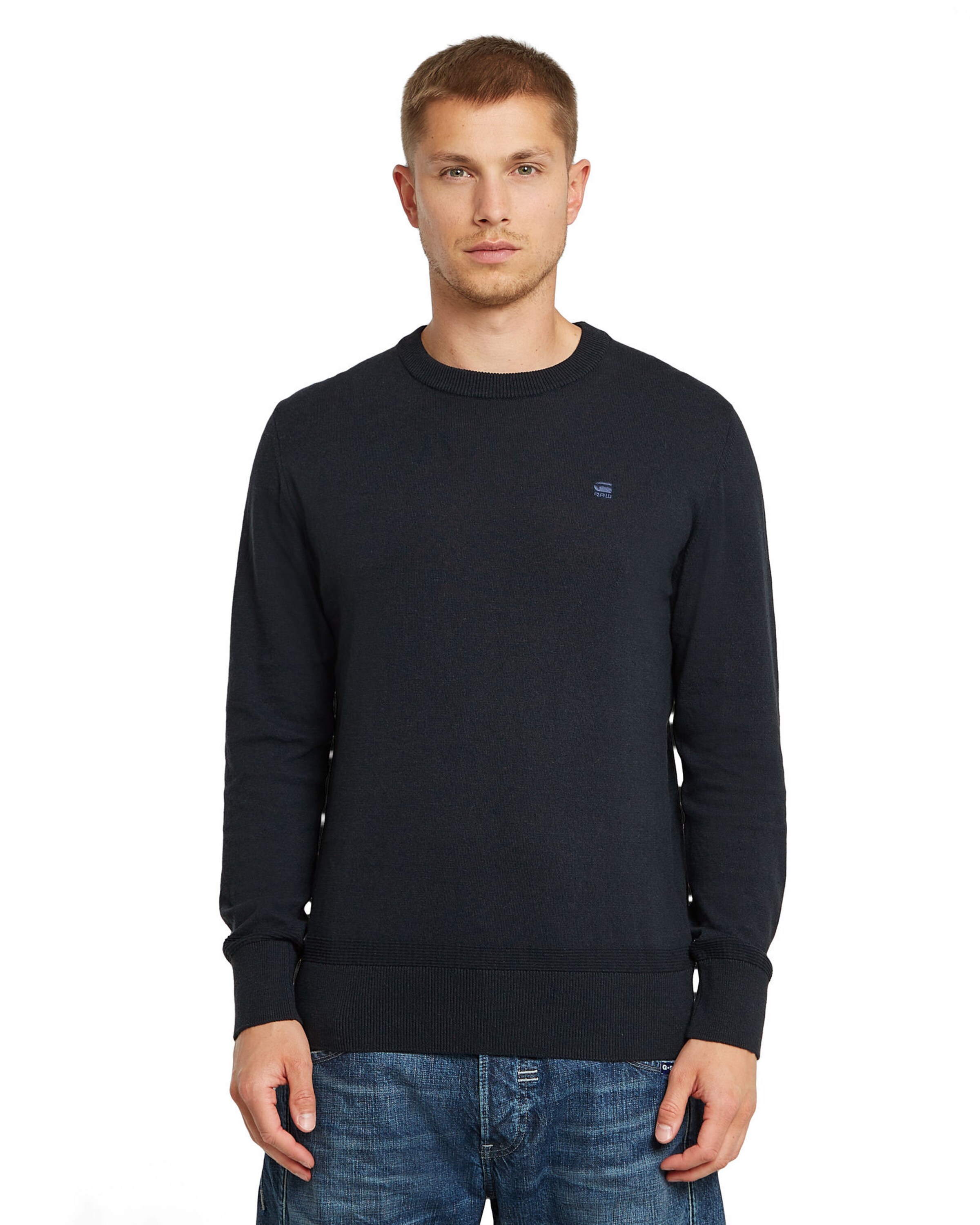 Pull-over 'Premium core' G-STAR en bleu : devant