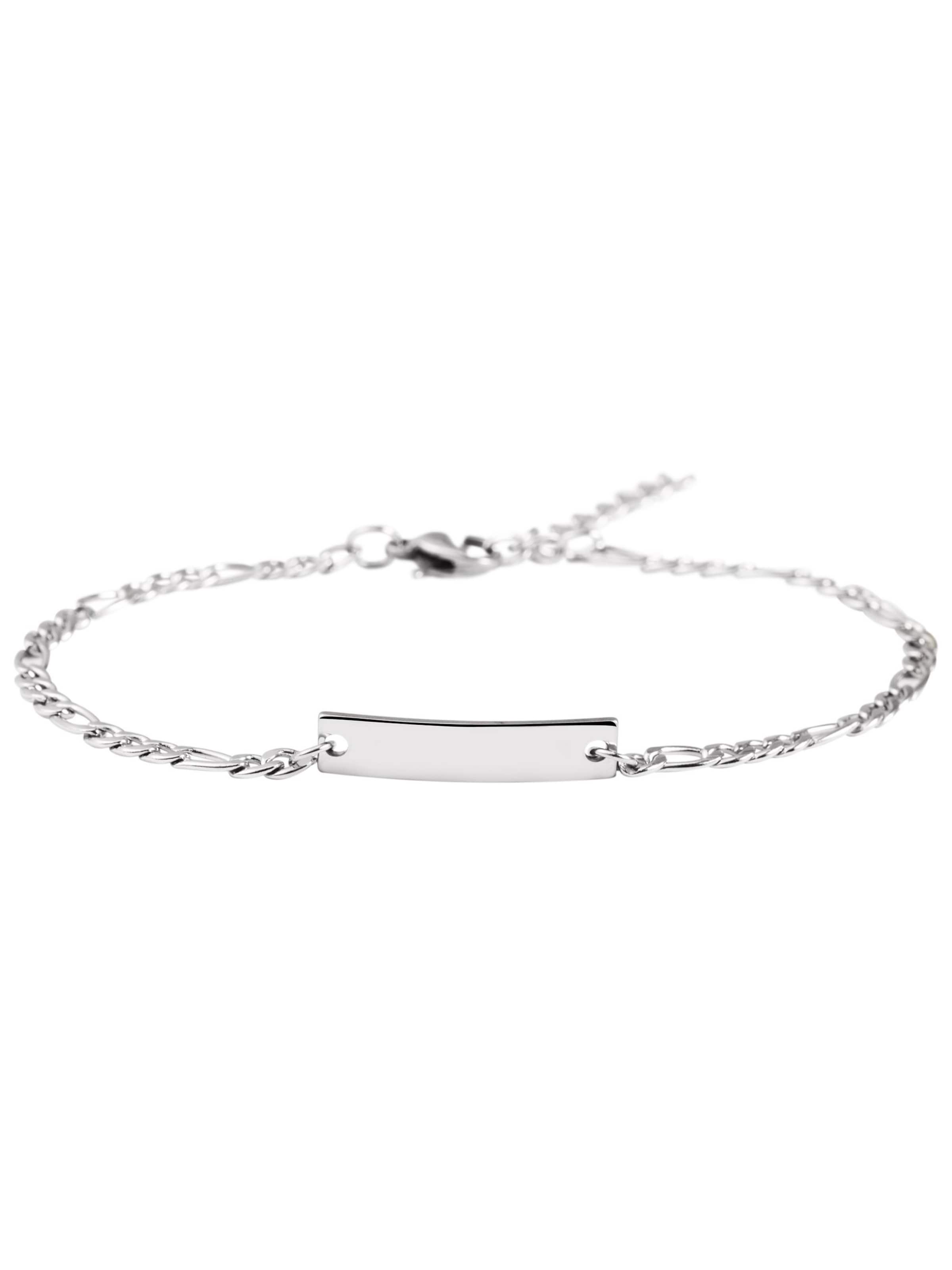 Akzent Bracelet 'Grav' in Silver