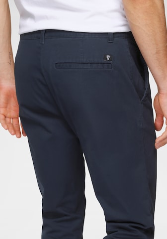 TOM TAILOR DENIMSlimfit Chino hlače - plava boja