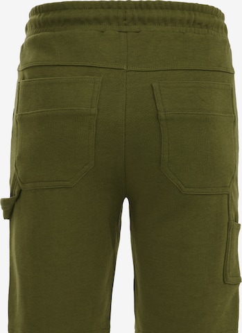 WE Fashion Slimfit Spodnie w kolorze zielony