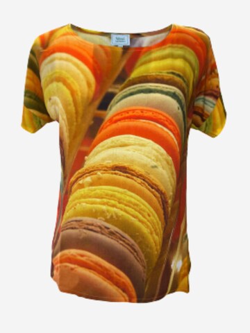 Maglietta 'Viskose Lenzing Kurzarm "Macarons"' di fabrari in colori misti: frontale