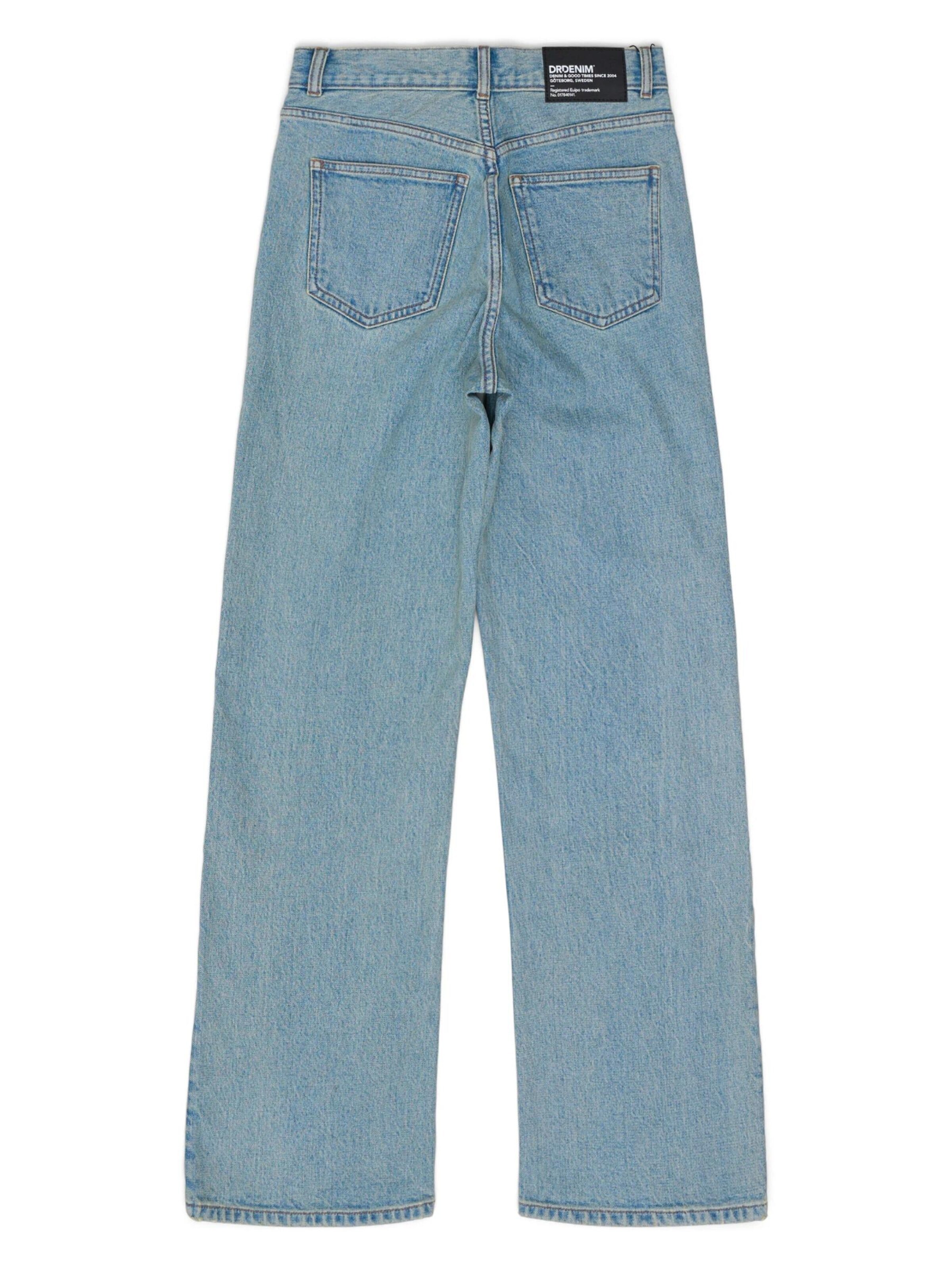 Dr. Denim Jeans 'Echo High Straight' in 24/30 in de kleur Opaal, Productweergave