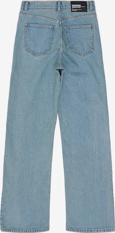 Dr. Denim Jeans 'Echo High Straight' in Blauw: voorkant