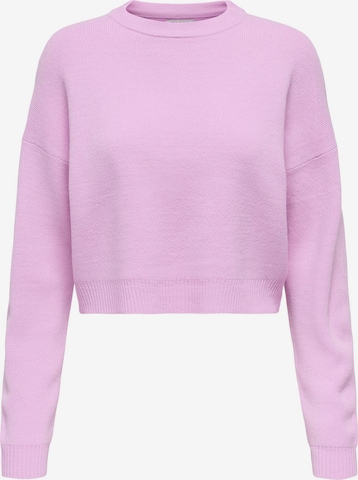 Pull-over 'ONLBetty' ONLY en rose : devant