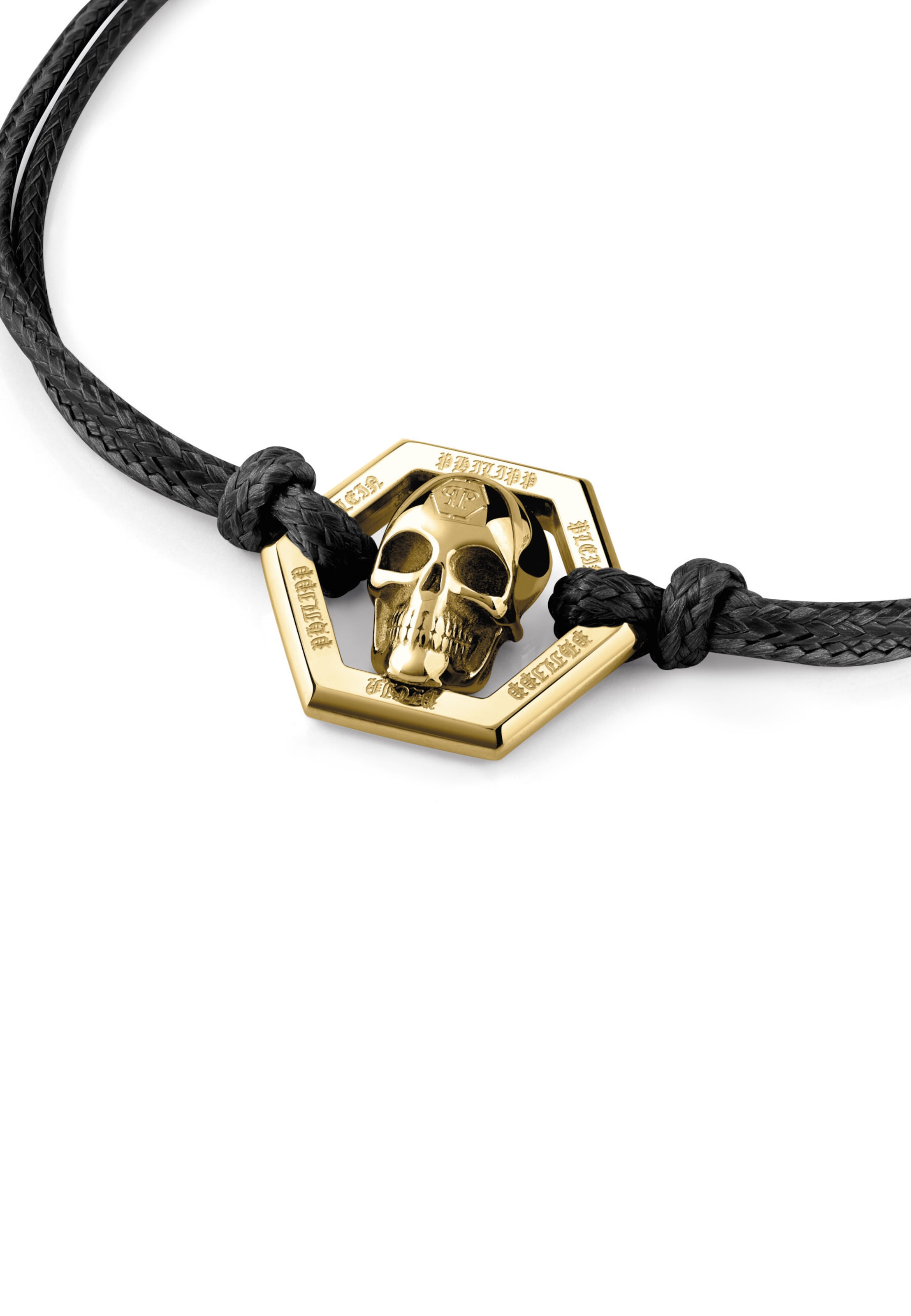 Bracelet 'Linked' Philipp Plein Jewellery en noir