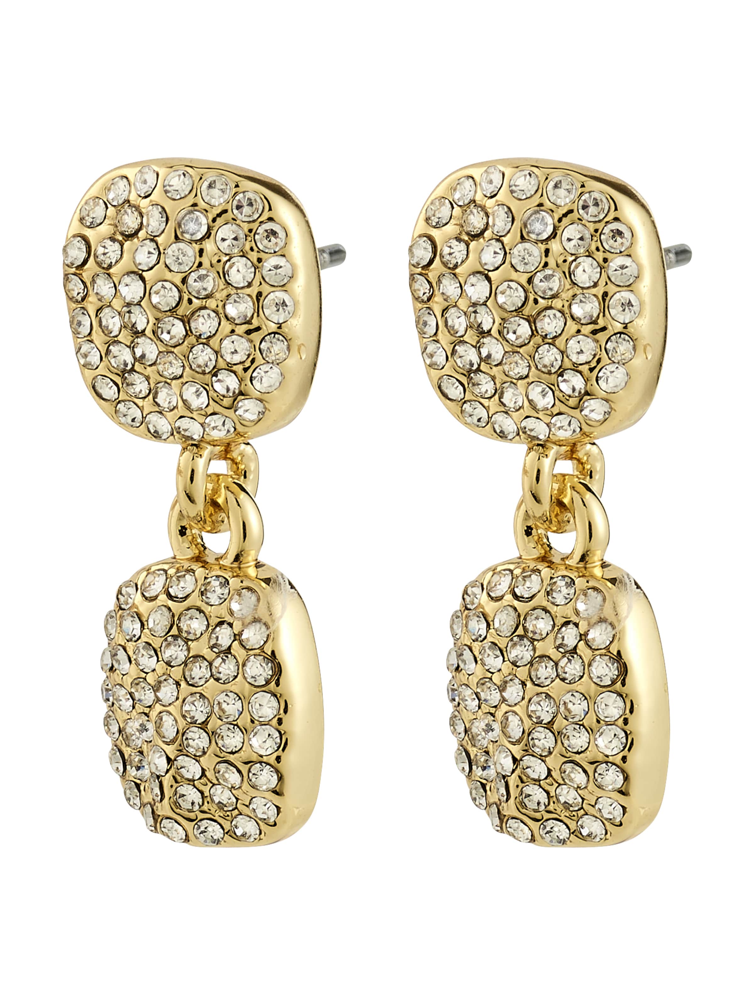 Pilgrim - Brincos 'Ember' em ouro: frente