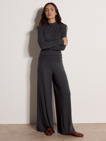 Loosefit Pantalon ' Soft-Touch-Hose ' Apricot en gris : devant