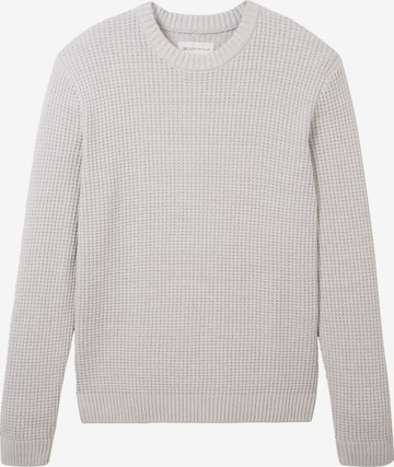 TOM TAILOR DENIM Sweater in Grey: front