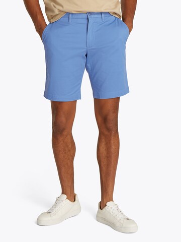 TOMMY HILFIGER Slim fit Chino trousers 'Brooklyn 1985' in Blue: front