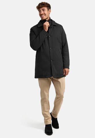 Veste d’hiver ' Oklaho ' INDICODE JEANS en noir