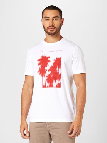 s.Oliver T-Shirt in Weiß: Vorderseite