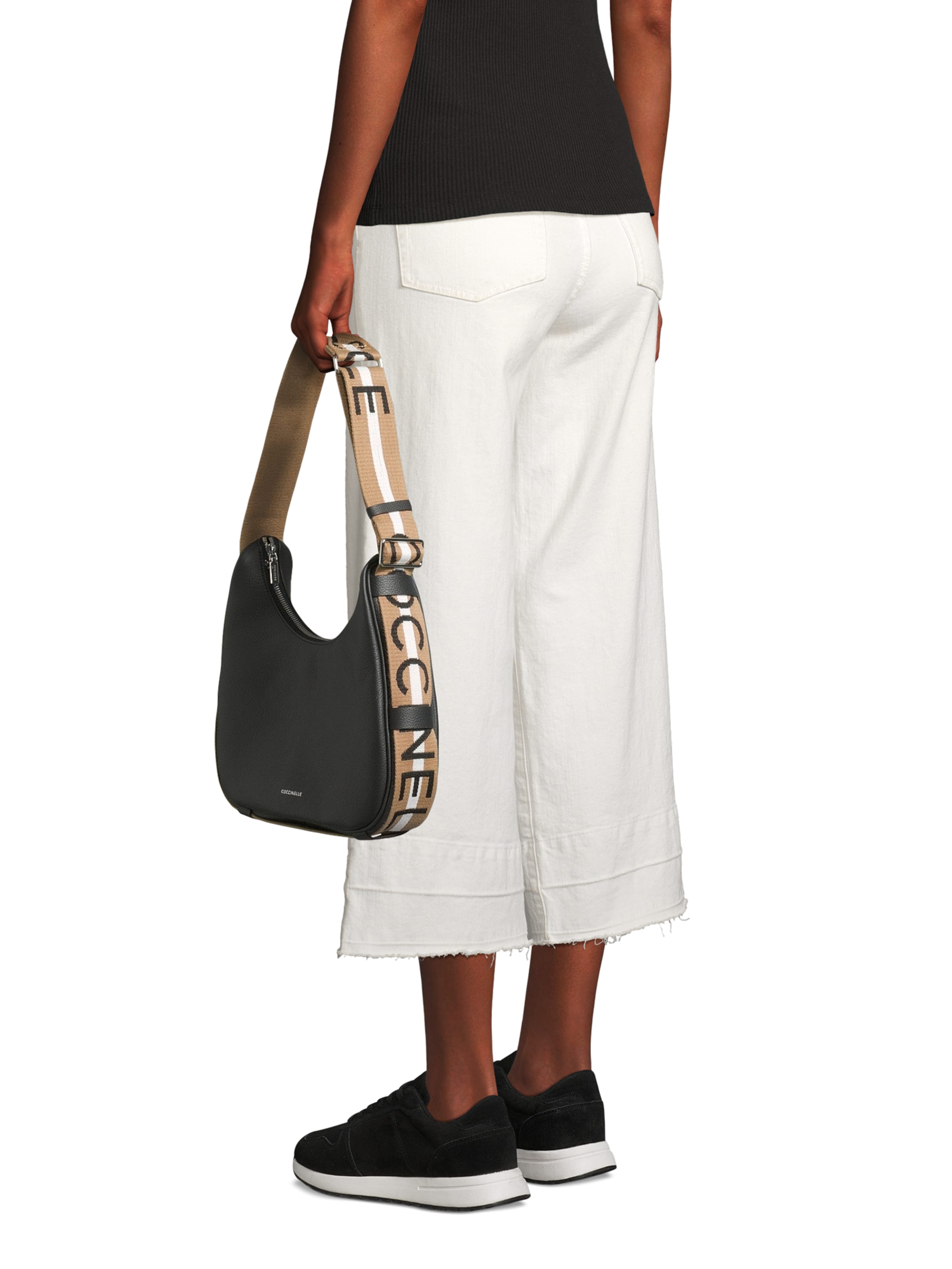 Coccinelle Shoulder Bag 'RAQUEL' in Black: front