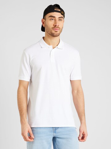 T-Shirt QS en blanc : devant