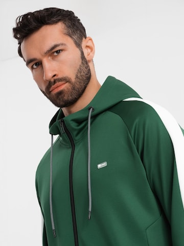 Ombre Sweatjacka i grön
