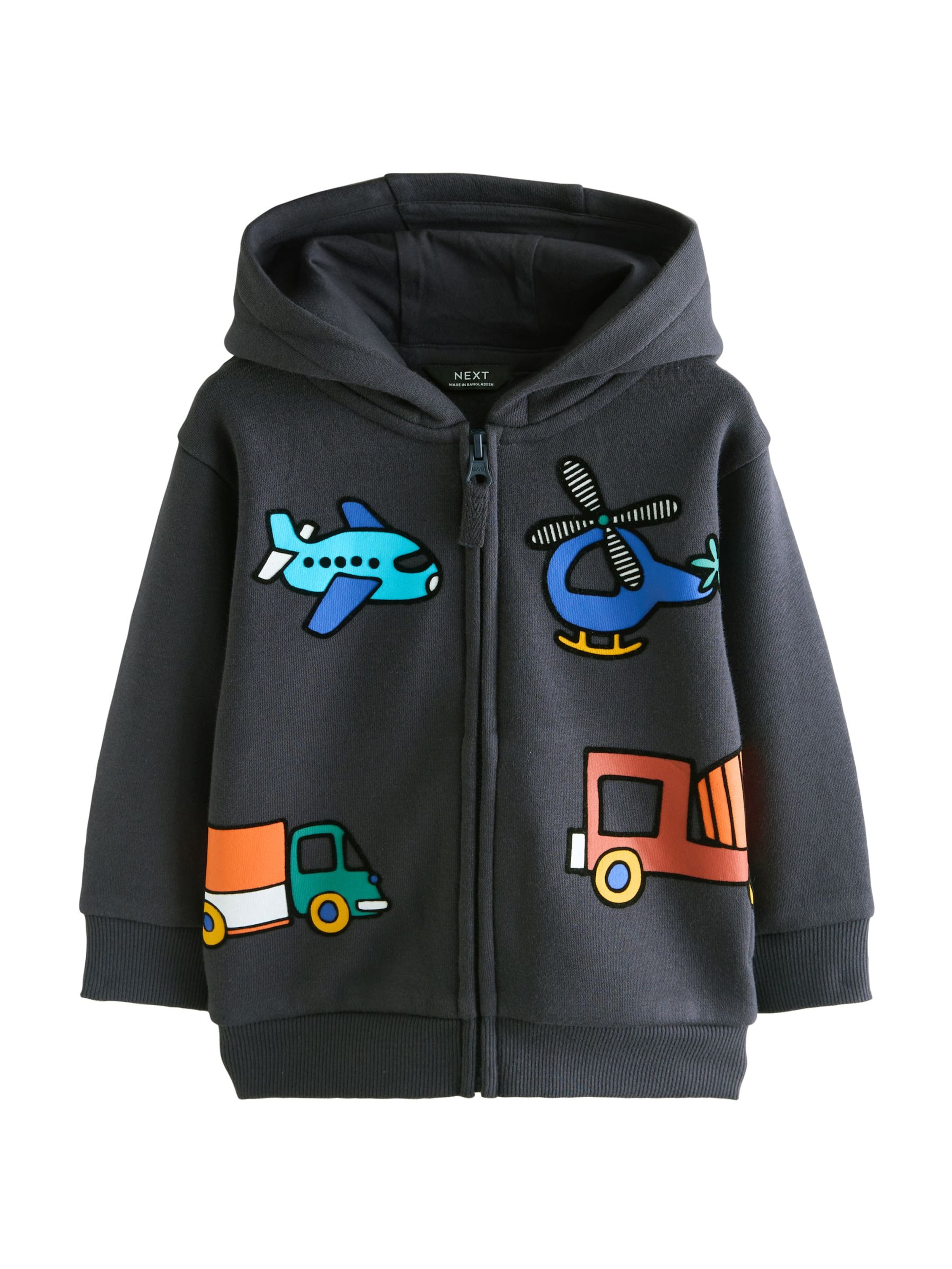 Next Mikina – modrá: přední strana