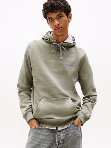 Tommy Jeans Sweatshirt in Green: front