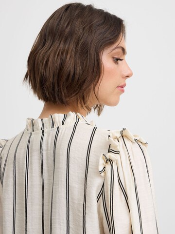 ICHI Blouse 'Sanja' in Beige