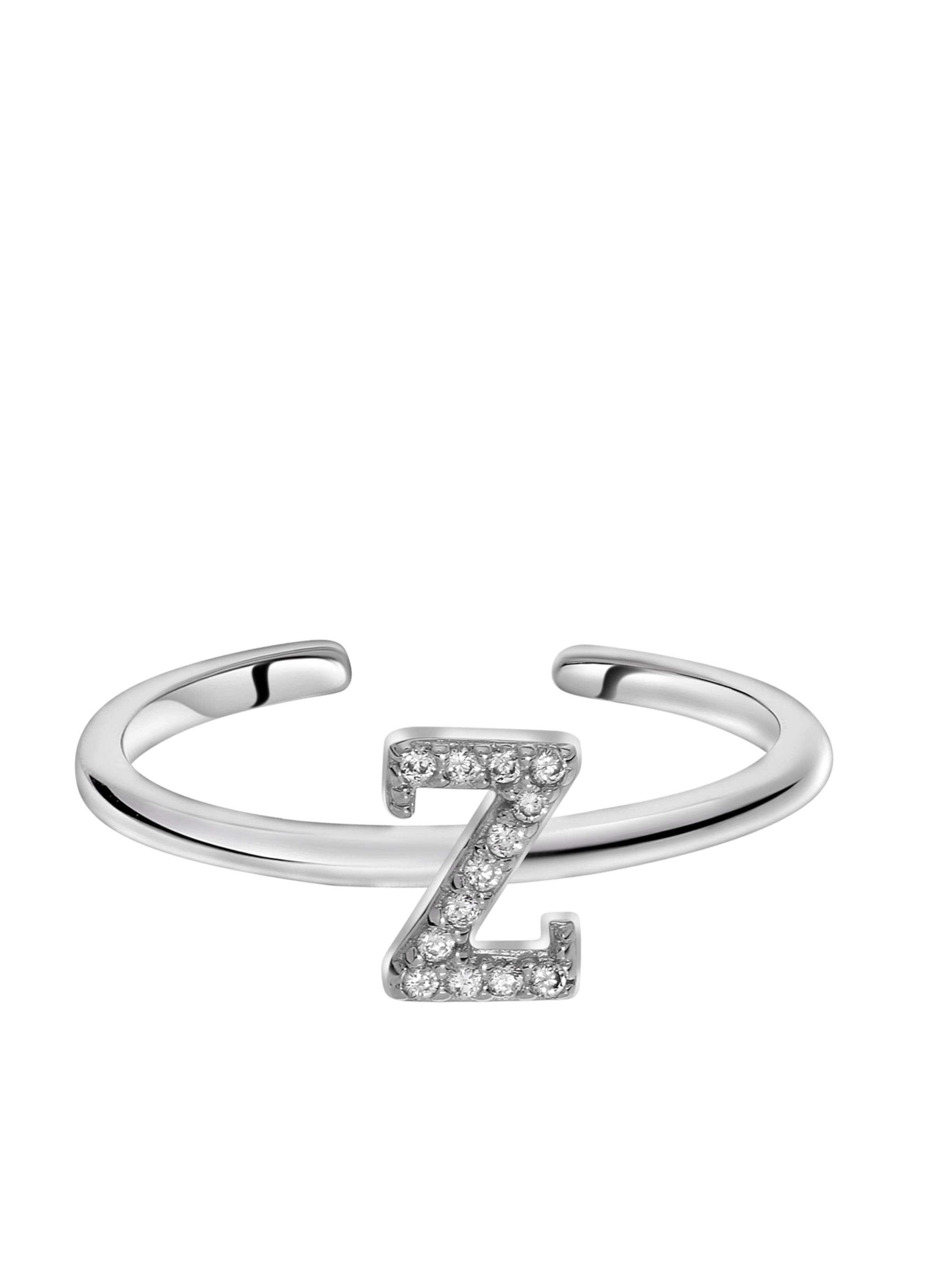 Lucardi Ring in Zilver: voorkant