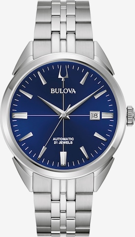 Bulova Analoguhr in Silber: predná strana