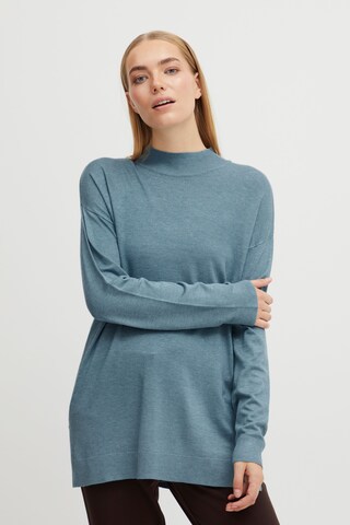 b.young Sweater in Blue: front