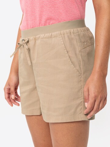 VAUDE Regular Outdoor trousers 'Redmont III' in Beige
