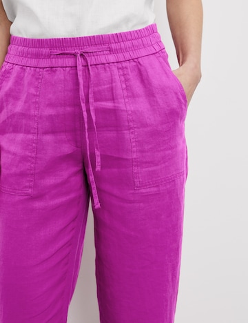 GERRY WEBER Lużny krój Spodnie w kolorze fioletowy