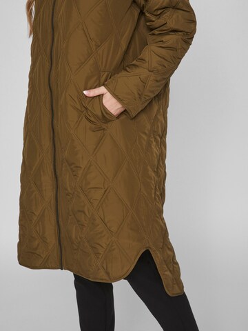 VILA Between-Seasons Coat in Green