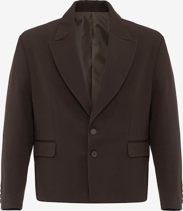 Coupe regular Veste de costume Antioch en marron : devant