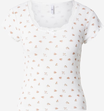 Hailys Tričko – bílá: přední strana