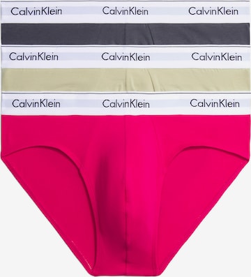 Slip Calvin Klein Underwear en beige : devant