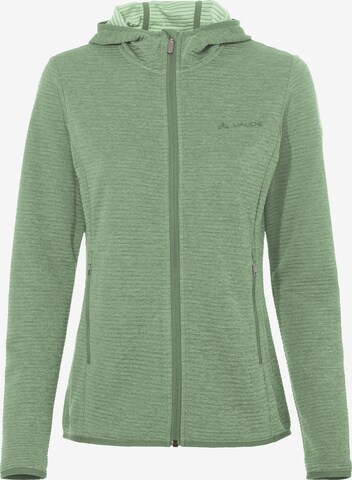 VAUDE Fleece jas 'Strona' in Groen: voorkant