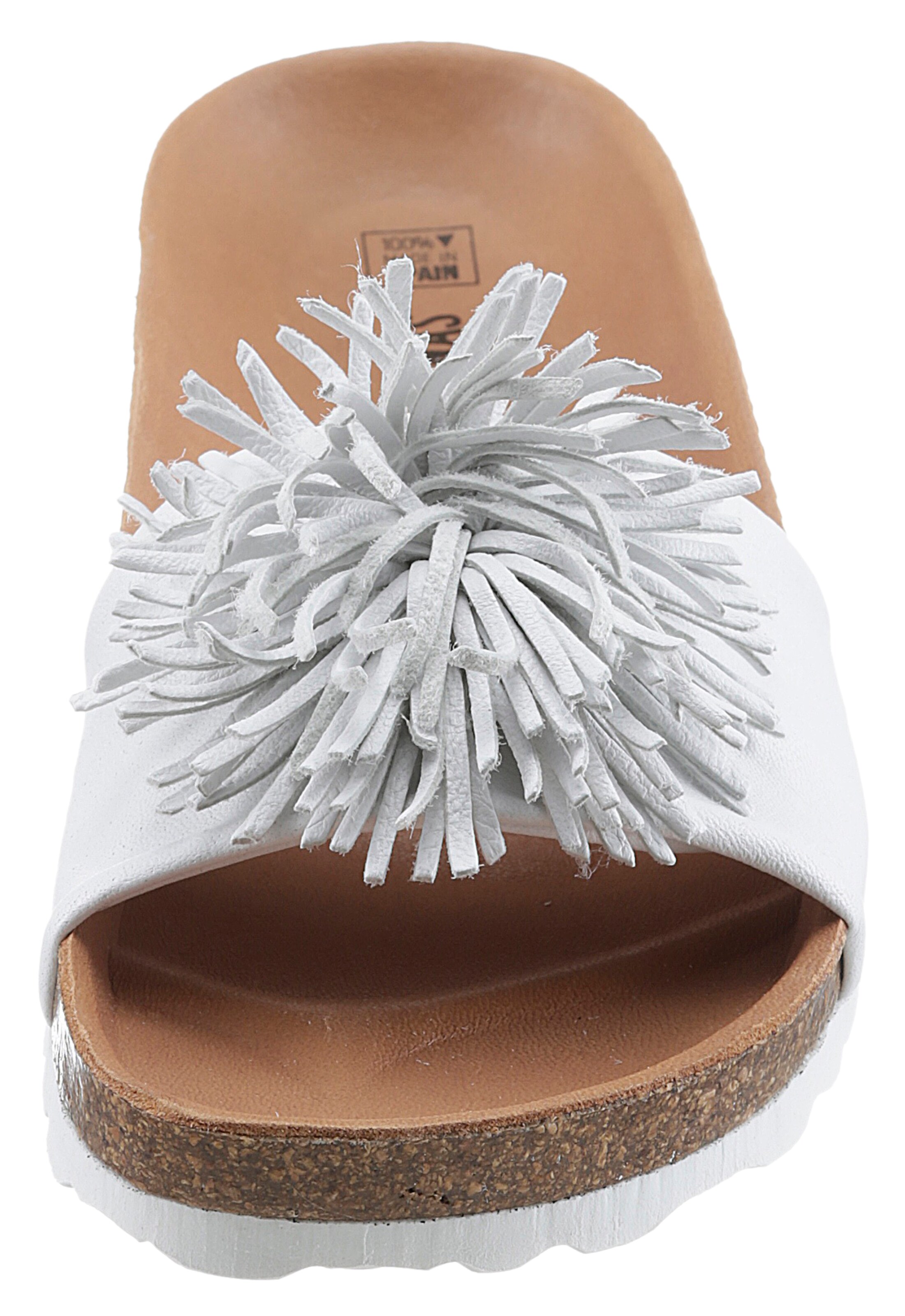 VERBENAS Mules in White