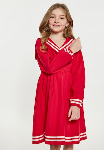 DreiMaster Vintage Jurk in Rood: voorkant