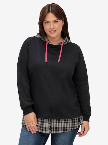 SHEEGO Sweatshirt in Black: front