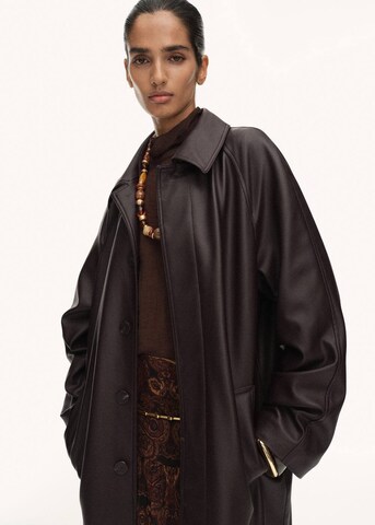 MANGO Between-Seasons Coat 'Taylor' in Brown