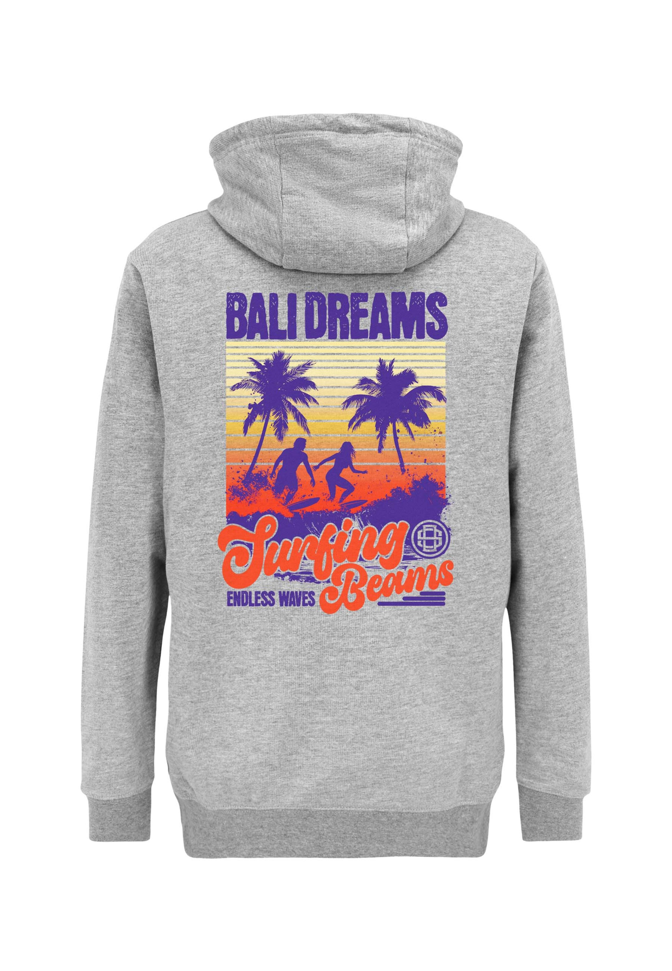Oldskull Sweatshirt 'Wrldvibe Bali Beam' in Grey