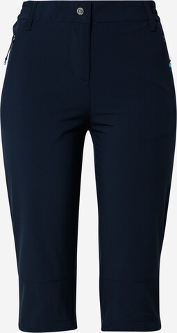 KILLTEC Slim fit Outdoor Pants 'Terasi' in Blue: front