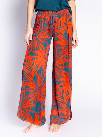 PJ Salvage Pajama Pants ' Tropical ' in Red: front