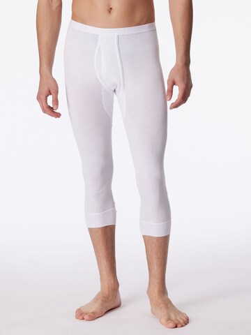 Sous-vêtements longs SCHIESSER en blanc : devant