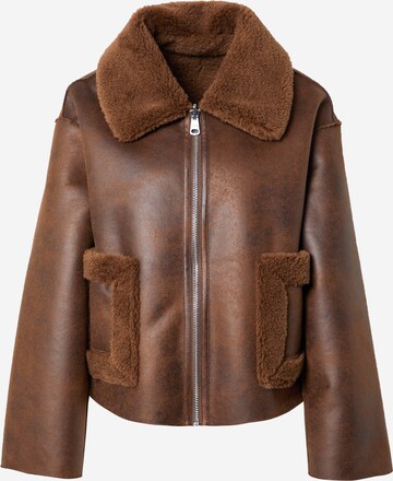 JAKKE Winter Jacket 'Vera' in Brown: front