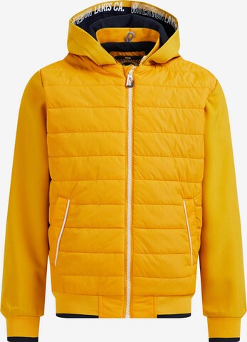 WE Fashion Between-Season Jacket in Yellow: front