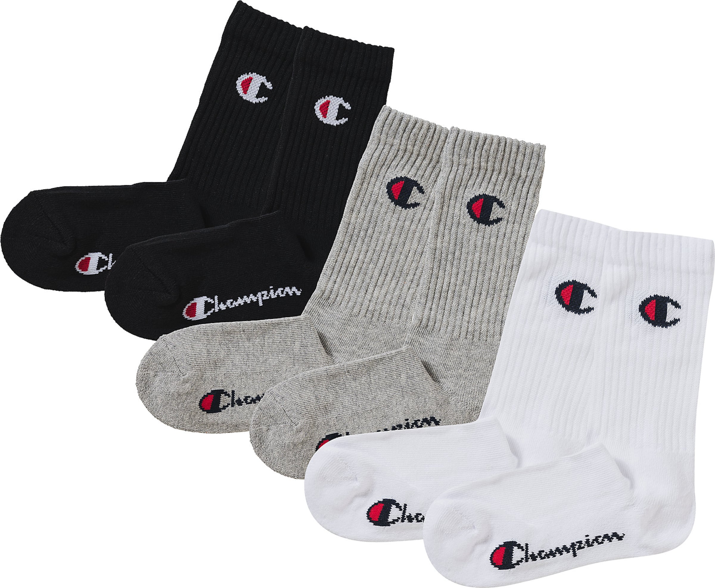 Champion Authentic Athletic Apparel Zokni - szürke: elől