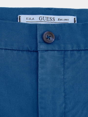 GUESS Slimfit Hose in Blau