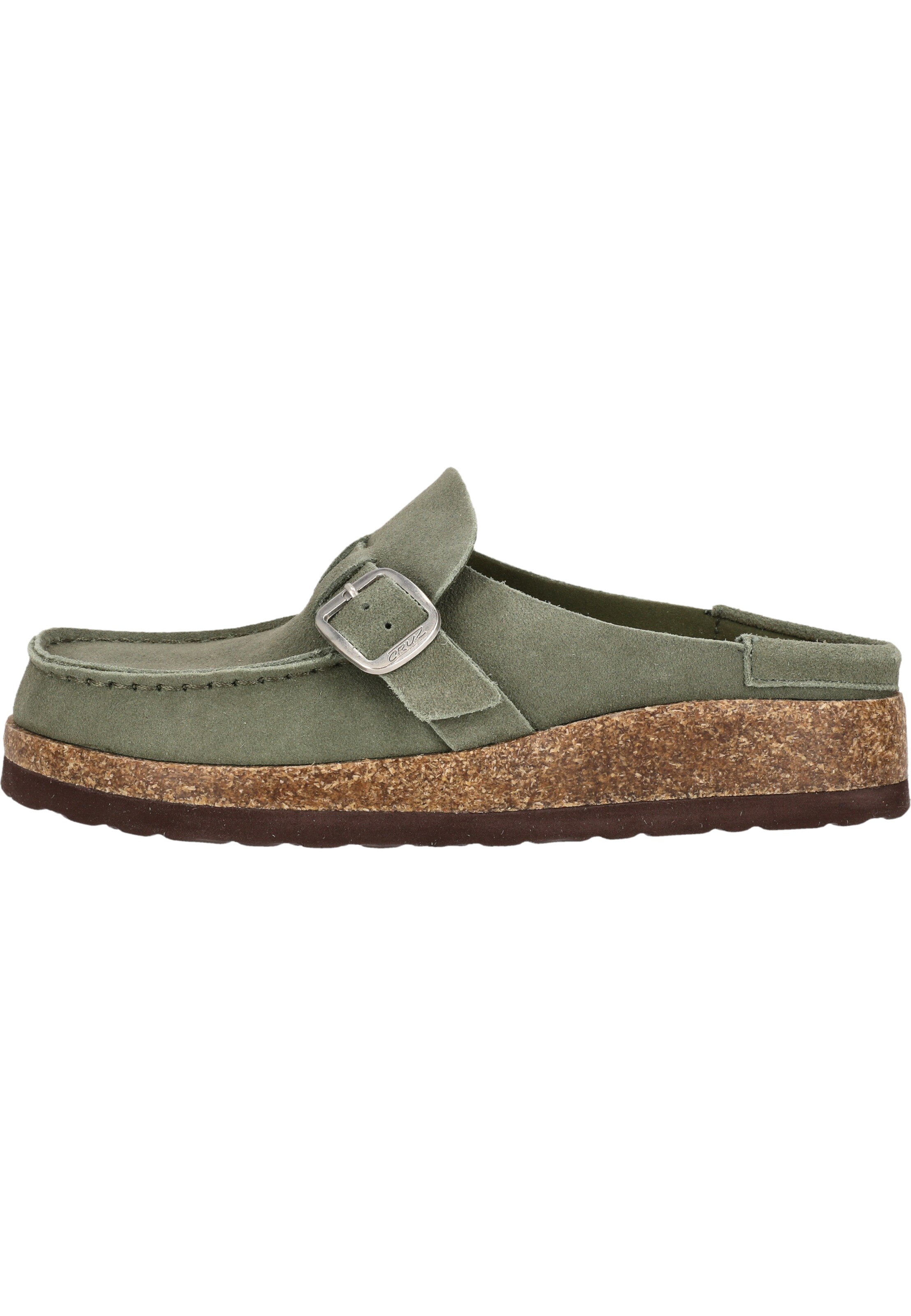 Cruz Slippers in Green: front