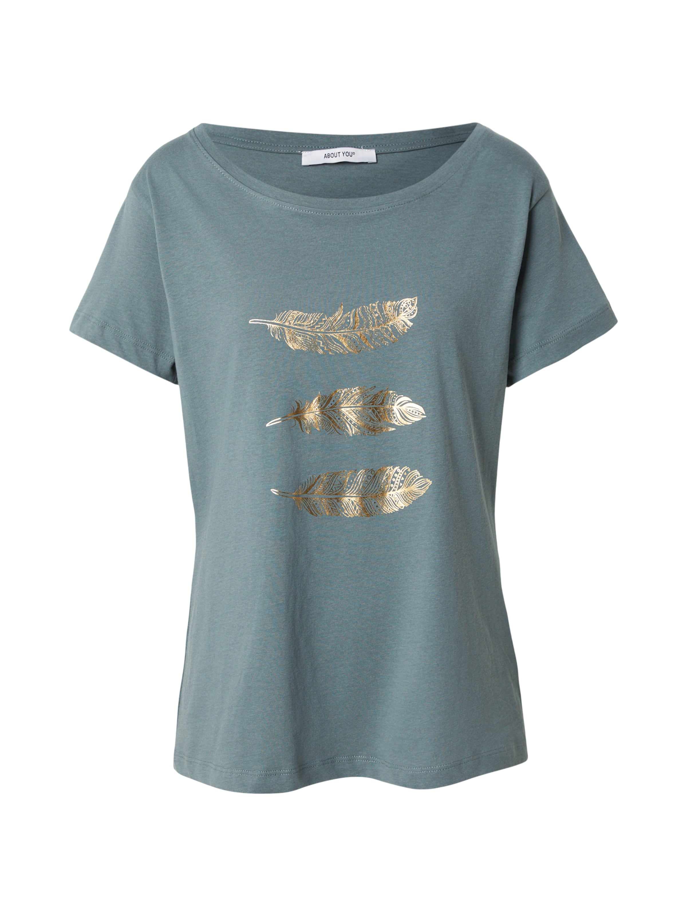 ABOUT YOU T-Shirt 'Joanna' in Grün: Vorderseite