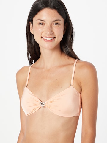 Smiles Bandeau Bikinitop 'Vivian' in Oranje: voorkant