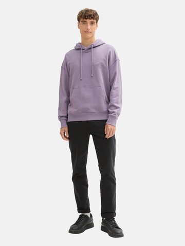 TOM TAILOR DENIM Sweatshirt in Purple
