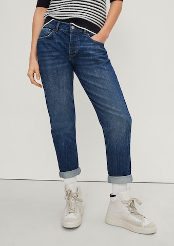 comma casual identity regular Jeans i blå: forside